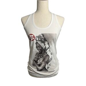 NWT‎ Fiorucci X Naomi Campbell Collab Tank Top Hot Beach Issue